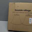 Bell Lamp Shades Set of 2, 6"Top x 13"Bottom x 10"High, Beige Shade Replacement for Table Lamps, Floor Lamps, Fabric Natural Linen Hand Crafted(Spider Fitter), Harp Holders Included, Assembly Required