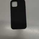 Cordking Designed for iPhone 12 Case, Designed for iPhone 12 Pro Case, Silicone Shockproof Phone Case with [Soft Anti-Scratch Microfiber Lining] 6.1 inch, Black