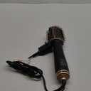 Hair Dryer Brush Blow Dryer Brush in One, 4 in 1 Hair Dryer and Styler Volumizer with Oval Barrel, Professional Salon Hot Air Brush for All Hair Types, Gold