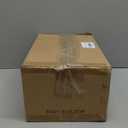 6 Pack Black Door Knobs with Square Rosette,Pismo Door Knob with Lock,Privacy Door Handles Interior for Bath & Bed