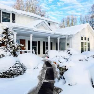 Heated Snow Melting Mats for Walkway - Heated Outdoor Mats - Snow Melting Mats for Winter Snow Removal - Roof and Valley Heater (Color : 13IN X 10FT)