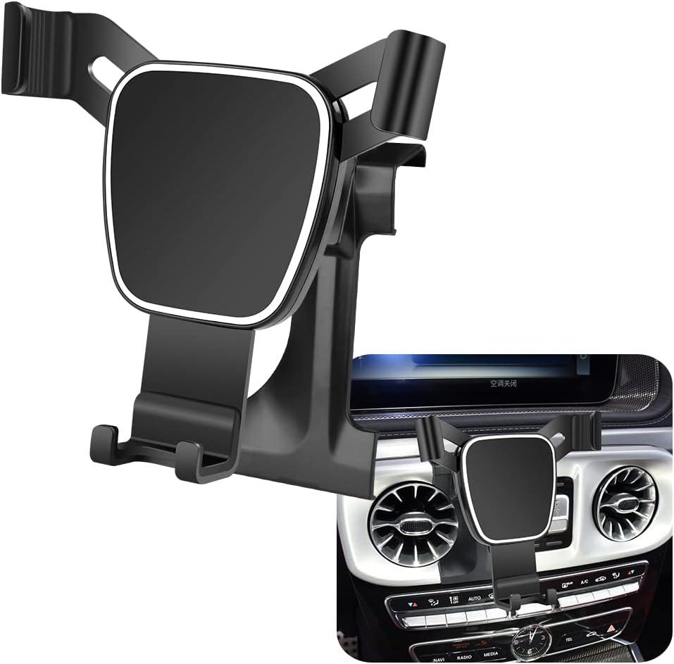 Car Phone Holder For Mercedes Benz G G-Class 2019-2024 AMG G63 G65 G55 G500 G550 G580 W463 Wagon Auto Accessories Navigation Bracket Interior Decoration Mobile Cell Phone MountNot Fit G-Class 2025
