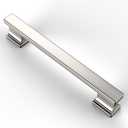Asidrama 10 Pack 5 Inch(128mm) Brushed Satin Nickel Kitchen Cabinet Handles, Cabinet Pulls Kitchen Cabinet Hardware for Cupboard Drawer Pulls (5" Hole Center)
