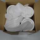 24 pcs Mini Ramekins, Ramekin, Ceramic Creme Brulee Ramekins, White Custard Cups, Small Dipping Bowls for Kitchen Serving Sauce Condiments, Baking Bakeware