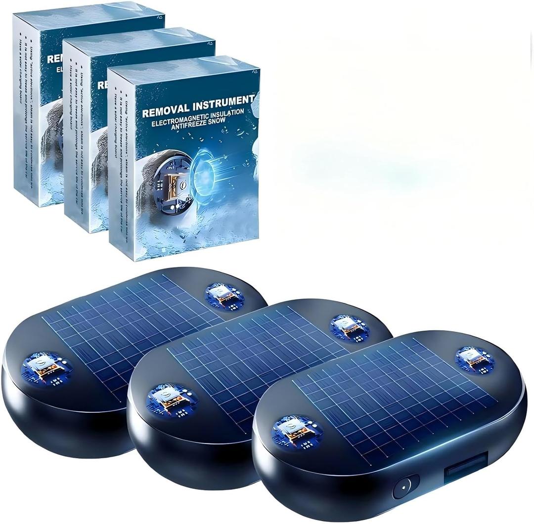 Anti-Freeze Electromagnetic Car Snow Removal Device, 2026 New Upgraded Anti Freezing and Snow Removal Device for Car (3 Packs)