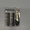 STREBITO Mini Ratchet Set, 22-Piece 1/4 Ratchet Right Angle Screwdriver, 36-Tooth Small Ratcheting Wrench Bit Ratchet For Tight Spaces, with Phillips, Slotted, Torx, Hex, Square and Adapter for Socket