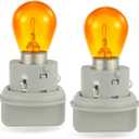 Front Turn Signal Light Bulb Socket 63117159570 with Bulb, Fit for BMW E90 E91 F30 320i 325i 328i 330i 335d M3 xDrive Indicator Direction Light (1 Pair)