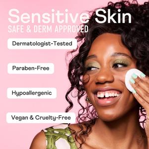 5 x Swisspers Smooth Moves Ultra-Luxe 100% Pure Premium Chlorine Free Cotton Rounds, Dermatologist Tested, Soft, Lint-Free, Sensitive Skin, Cruelty-Free, Made in USA, Hypoallergenic, 100 Pads