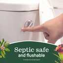 Aria 100% Recycled Toilet Paper, 6 Rolls, 3-Ply Soft Bath Tissue, Paper Packaging