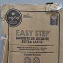 Regalo Safety 29"-49" Extra Wide Baby Gate, Bottom of Stairs & Doorways, 29-49"W x 30"H
