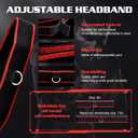 2 x KTEBO Boxing Reflex Ball Headband Set - Includes 4 Different Balls and 2 Adjustable Headbands for Beginner Proficiency Improvement, Great Boxing Equipment