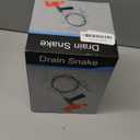 Drain Snake Auger Plumbing Snake Drain Hair Clog Removal Tool, Sink Drain Heavy Duty Toilet Snake Auger, Cleaner Tool for Bathroom Kitchen Tub Shower Drain Clog Remover with Gloves 33FT