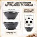 Blushtier 2 Pcs 8 Inch Soccer Cake Pan Dome Silicone Mold Hemisphere Soccer Cake Molds with Stability Ribs Nonstick 3D Chocolate Pan for Sports Party Treats Birthday DIY Baking