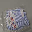 Adobabirl Baby 4th of July Outfit Boy Girl American Flag Bubble Romper Smocked Overalls Newborn Fourth of July Clothes (Blue, 0-3 Months)