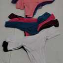 Sunm Boutique Cotton Thongs for Women, No Show Underwear for Women Pack, Sexy Low Rise Ladies Panties (16 Pck - Multicolor)