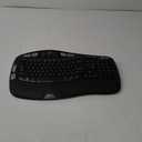 Logitech K350 Wave Ergonomic Keyboard with Unifying Wireless Technology - Black