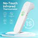 Thermometer for Adults and Kids, Fast Accurate Baby Thermometer, Fever Alarm & Mute Mode, Baby Essentials - Lifetime Support (White)