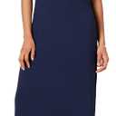 Amazon Essentials Women's V-Neck Maxi Dress with Side-Slits, Jersey, XS Size