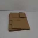 10x7x5 Shipping Boxes Set of 6, Medium Cardboard Boxes with Arch Opening, Brown Mailing for Small Business (10x7x5 inch)