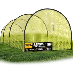 Eastrexon Baseball Batting Cage, 30 x 12 x 8 FT Batting Cages for Backyard