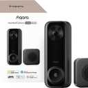 Aqara Doorbell Camera G400 with Chime, Wired/PoE, HomeKit Secure Video, 2K HD Head-to-toe View, 2-Way Audio, 2.4/5GHz Wi-Fi 6, Supports Alexa/Google/SmartThings, Local Detection & 24/7 Recording, IP65