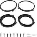 Headlight Mount Bracket Ring Replacement Set 4Pcs Compatible with Wrangler JK 2007-2018