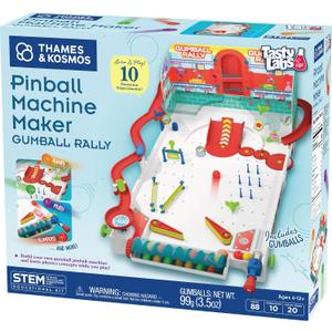 Thames & Kosmos Pinball Machine Maker STEM Experiment Kit Toy of the Year Finalist, Gumball Rally l Explore Physics, Force, Motion, Gravity, Simple Machines