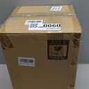 Outdoor Pendant Light Fixture, Soptted Black Aluminum Hanging Porch Lights Outdoor with Ribbed Glass, Exterior Pendant Lights with Adjustable Chain for Patio Corridor (Max 41''H, 1 pc)