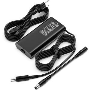 90W Charger Compatible with Dell Inspiron 11 13 14 15 17 3000 5000 7000 Series; inspiron 15 3000 15-3552, 3555, 3558, 3565, 3567, 3582, 3583, 3590, 3593, 3595 Laptop Round Connectors Power Supply
