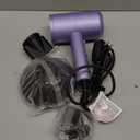 slopehill Professional Ionic Hair Dryer, Powerful 1800W Fast Drying Low Noise Blow Dryer with 2 Concentrator Nozzle 1 Diffuser Attachments for Home Salon Travel (Lavender)