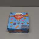 edutree Wooden Puzzles for Toddlers 2-4, 6 Pack Animal Shape Puzzle Montessori Toys for 1 2 3 Year Old, Educational Learning Toys for Girls Boys