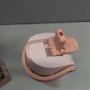 POWCAN 24 oz Insulated Water Bottle for Sports: 2-in-1 Lid with Push-Button Spout & Quick-Flip Straw, Leakproof, Car Cupholder Friendly, Stainless Steel for Gym, School, Travel (Cotton Candy)