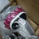 Mattress Vacuum Cleaner - 18Kpa Bed Vacuum with LED Display, 253.7nm UV-C Light, 149F Heat Ultrasonic & Hepa Filter, Handheld Couch Cleaner with 3L Dust Cup for Pet Carpet Sofa Hair (Corded) (Purple)