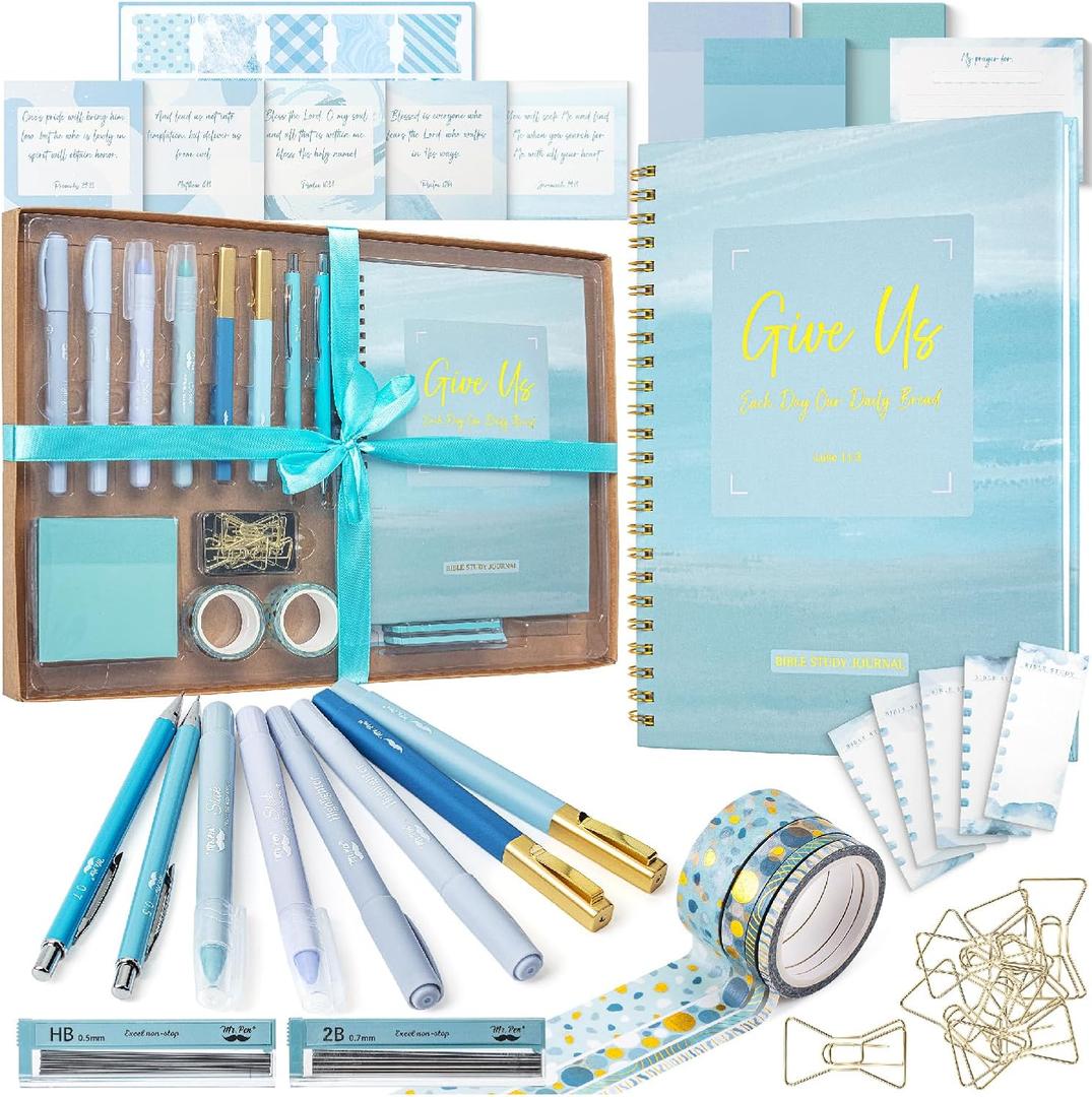Mr. Pen- Bible Journaling Kit for Women, Ocean Breeze, Bible Highlighters and Pens No Bleed, Bible Journaling Supplies