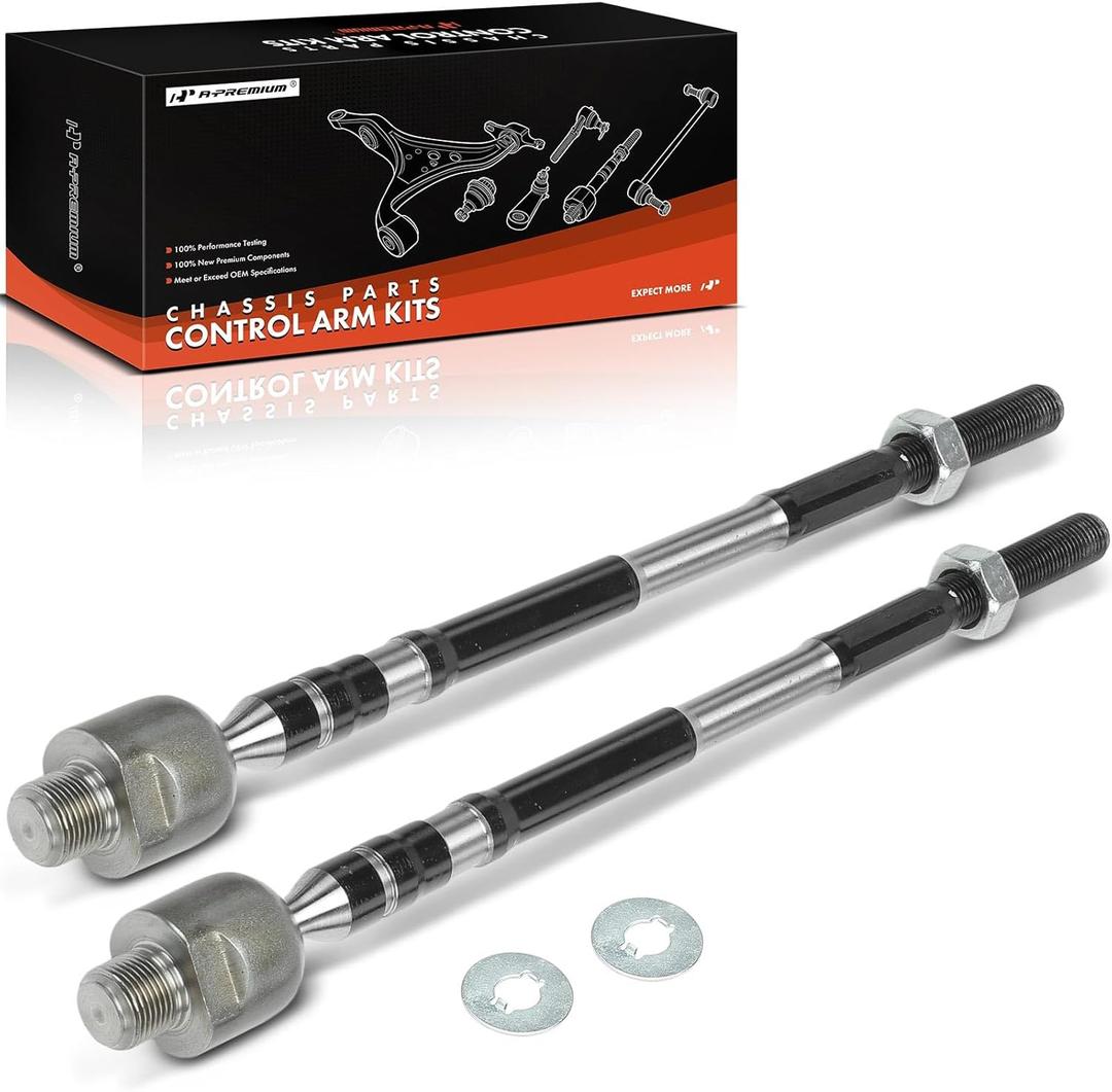 A-Premium 2 x Front Inner Tie Rod Ends, Compatible with Subaru Forester 2019-2023, WRX 2023