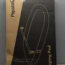 Papablic Wipeable Baby Changing Pad with Removable Safety Strap, Easy to Clean & Non-Slip Waterproof, Changing Pad for Dresser,Bed (Grey)