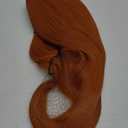 MapofBeauty 28 Inch/70cm Women Side Bangs Long Curly Hair Cosplay Wig (Orange)