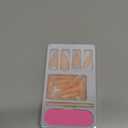 Press on Nails Long Stiletto Nude Fake Nails False Nail with Pure Transparent Glossy Stick on Nail for Women