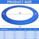 Trampoline Spring Cover Multicolor Safety Pad, 8ft 14ft 15ft Universal Trampoline Padding Replacement, Waterproof and Tear-Resistant Trampoline Accessories