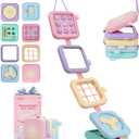 Montessori Toys for 1 Year Old Girls Gifts, Toddler Busy Board, Baby Learning Travel Sensory Toys for Toddlers 1-3, 1st Birthday Gifts, Easter Basket & Stocking Stuffer, Macarons