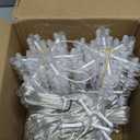 JMEXSUSS 38.8FT Icicle Lights for Outside, 400 LED Icicle Christmas Lights Outdoor Indoor Plug in, Warm White String Lights for Christmas House Patio Party Fireplace Holiday Decorations