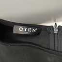 oten Women's Elegant 3/4 Sleeve Peplum Bodycon Sheath Office Work Business Pencil Midi Dresses (XX-Large, Black)