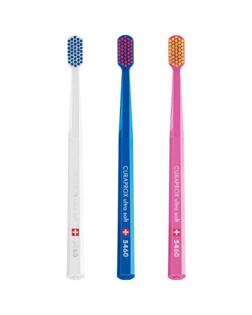 Curaprox 5460 Ultrasoft Toothbrush, 3 Pack