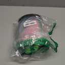 Inflatable Dog Cone Collar with Detachable Enhanced Anti-Licking Shield, Soft Neck Donut Collar for Dogs After Surgery, Adjustable Dog Cone Alternative for Large Medium Small Dogs & Cats (Large Neck 14"-18", Watermelon)