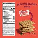 Back to Nature Rosemary & Olive Oil Harvest Whole Wheat Crackers, Non-GMO, Plant-Based Snack, Made with Whole Grain Wheat & Sea Salt, 7 oz Box, Expiry: 05/29/26