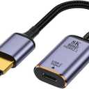 xiwai USB-C Type C Female Source to HDMI Sink HDTV Cable 8K@60hz 4K@120hz for Tablet & Phone & Laptop