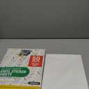 Premium Printable Vinyl Sticker Paper for Inkjet Printer 25 Sheets, 8.5"x11" - Glossy Sticker Paper Waterproof, Weatherproof - White Vinyl Sticker Sheets - Strong Adhesive, Laser Labels & Decals