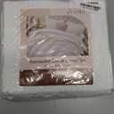 Cozyide White Duvet Cover Queen Size, 3 Pieces Bedding Duvet Covers, Soft Breathable Seersucker Duvet Cover Set with Zipper Closure and Corner Ties (1 Duvet Cover 90"x90" + 2 Pillow Shams 20"x26")