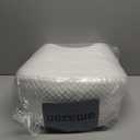 Side Sleeping Pillow with Arm Holes - Ergonomic Memory Foam Pillow for Cervical, Neck, Shoulder & Rotator Cuff Pain Relief - Ideal for Side Sleepers (Queen, White)