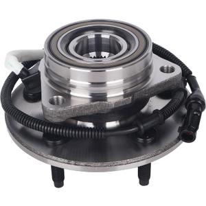 KUSATEC 515010 Front Wheel Bearing and Hub Assembly Compatible with Ford F-150 1997 1998 1999 2000, 5 Lugs W/ABS 4WD 4-Wheel ABS